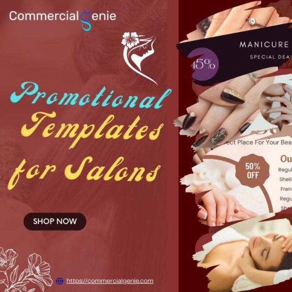 Amplify Your Salon's Instagram Presence with Our Canva-Editable Promotional Post Templates